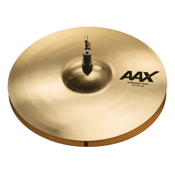 Sabian 14 inch AAX X-Plosion Hi-hat Cymbals – Brilliant Finish