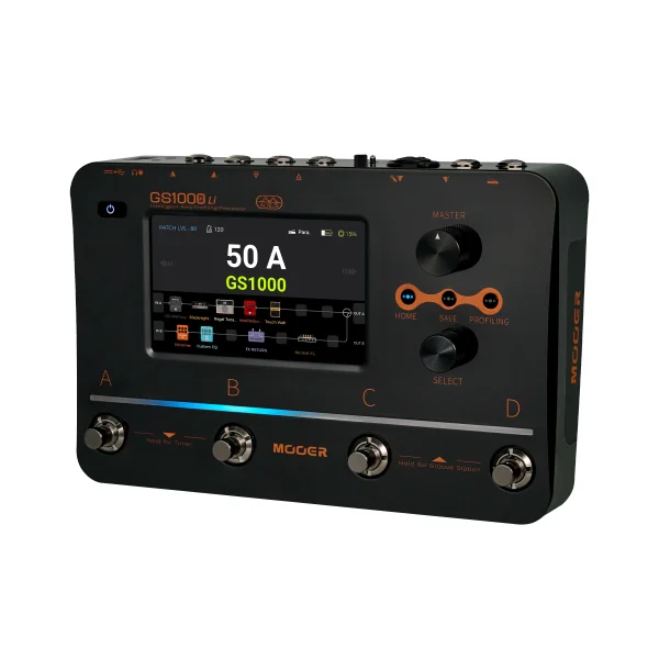 Mooer GS1000Li Intelligent Amp Profiling ProcessorMulti-Effects Pedal with Rechargeable Battery