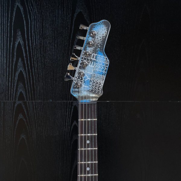 James Tyler Guitars - SEHO Studio Elite HO Japan Black & Blue Shmear finishes Faux Matching Headstock - Gambar 4