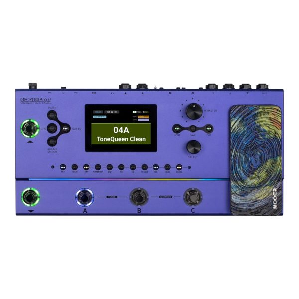 Mooer GE200 PRO Li Intelligent Amp Modeling & Multi Effects Processor with Built-In Rechargeable Battery