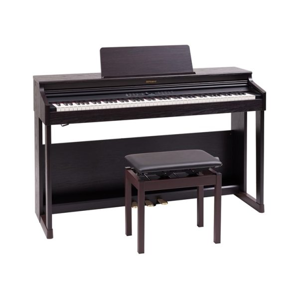 Roland RP701 Digital Piano - Dark Rosewood Finish with Matching Bench