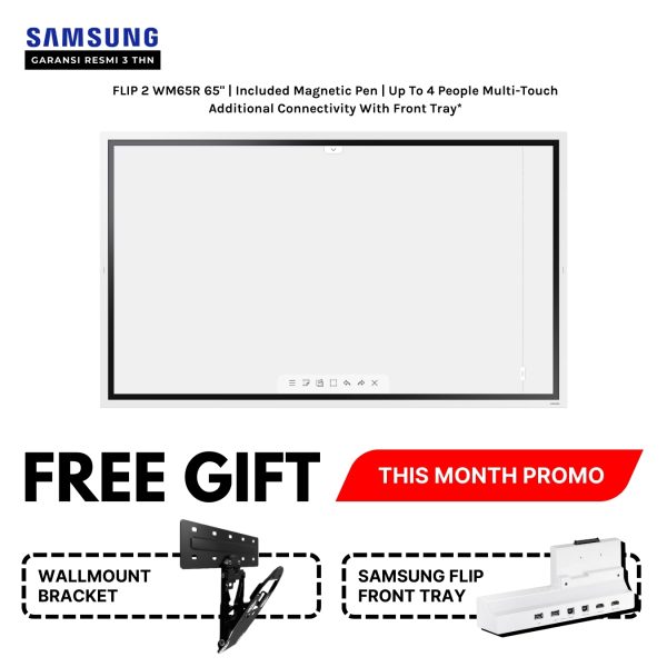 Special Package Samsung Flip WM65R with Front Tray + Bracket