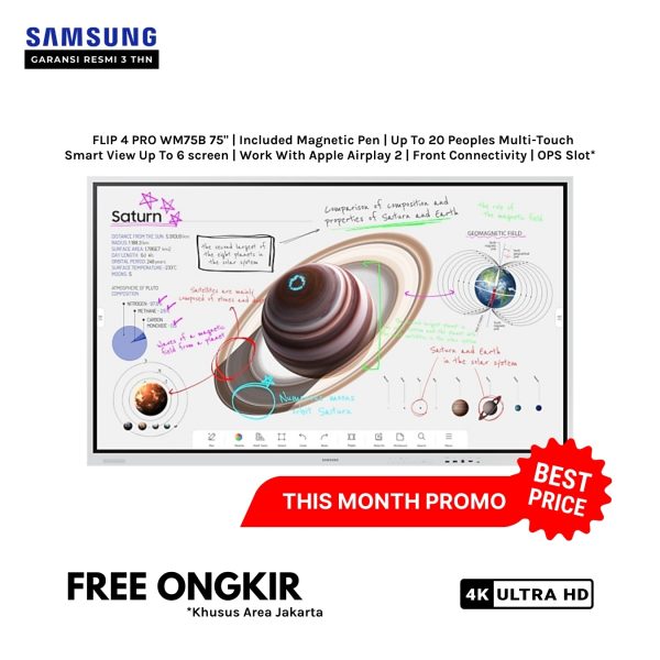 Promo - Samsung FLIP Pro 4.0 WM75B Interactive Display - 75 inch