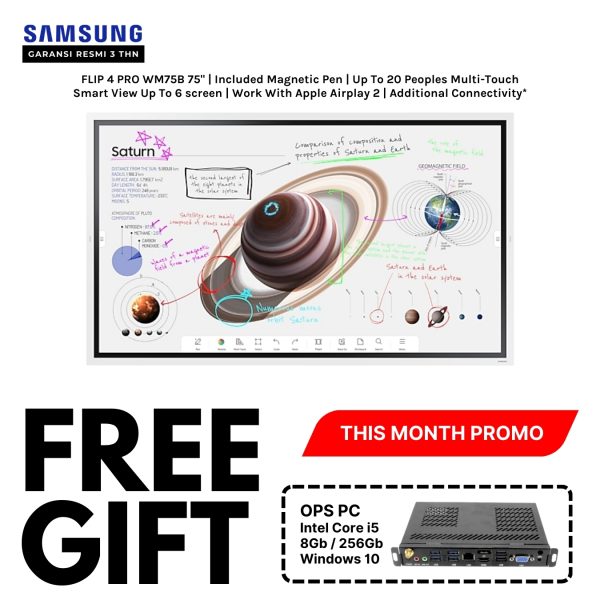 Special Package Samsung Flip WM75B with OPS PC