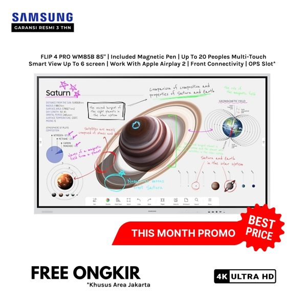 Promo - Samsung FLIP Pro 4.0 WM85B Interactive Display - 85 inch